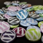 Sticker mit dem WordPress-Logo